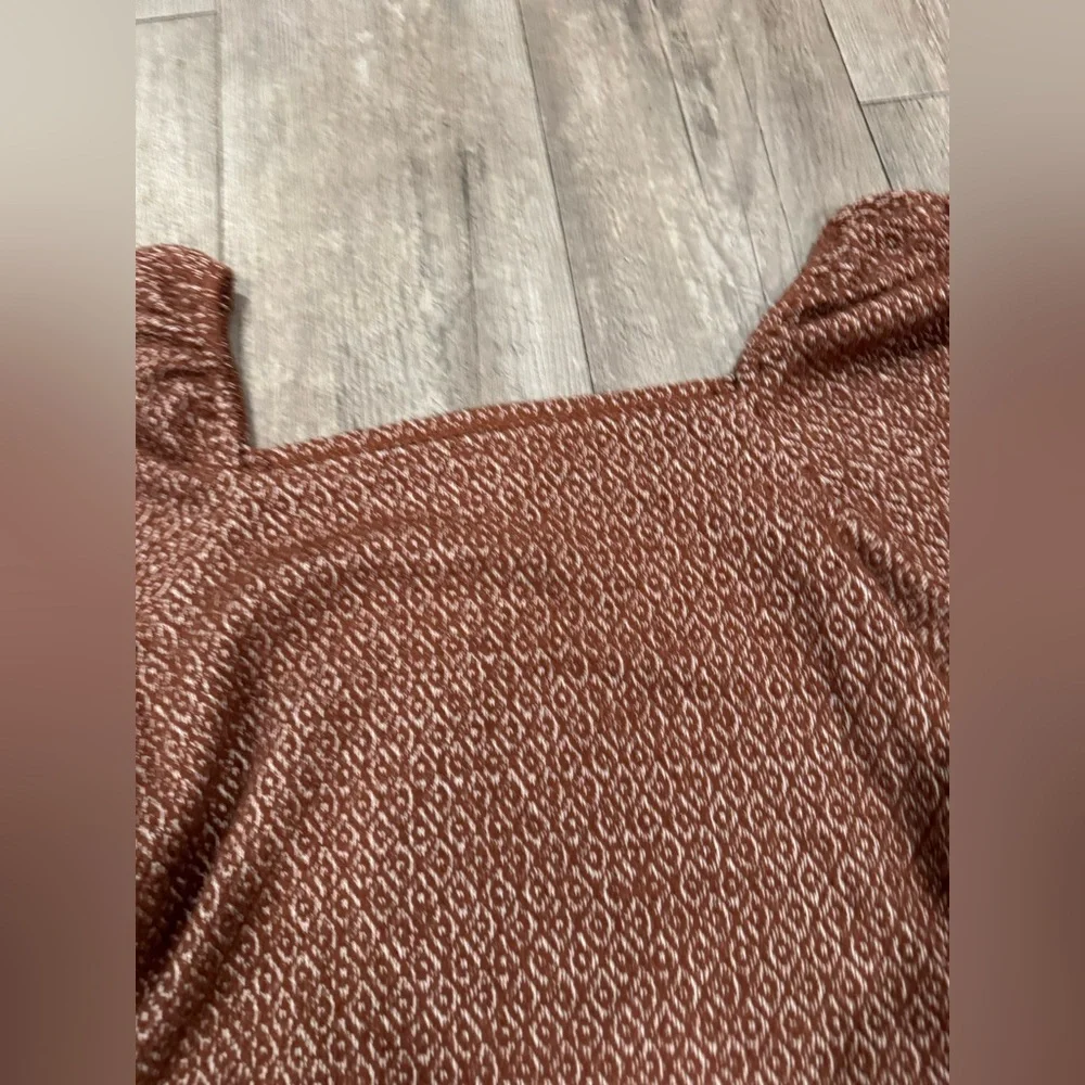 Madewell Geometric Brown Blouse